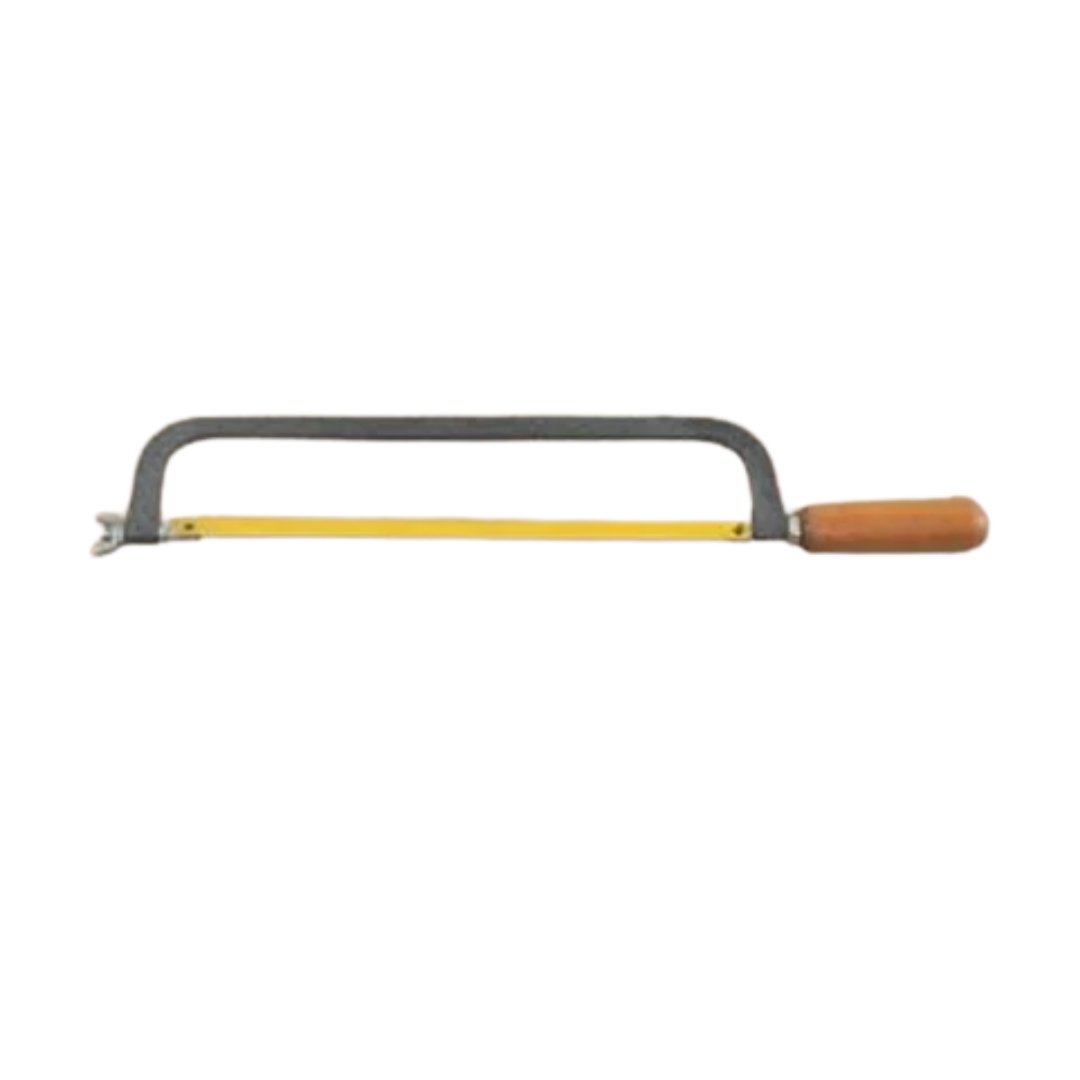Saw Blade Hacksaw Frame with Wooden Handle, 12 Inch