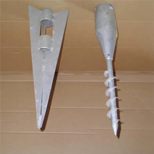 Carbon Steel Pole Anchors, Length: 4.0 inch