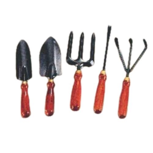 Black Wooden Garden Tool Set, For Gardening
